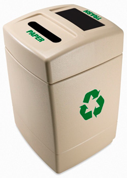 Paper / Trash Combo Recycling Center