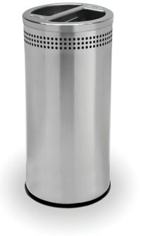 Stainless Steel Recycling Container with Partition