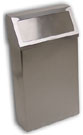 Wall Stainless Steel Waste Receptacle with Self Closing Door
