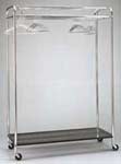 Chrome Plated Garment Racks with Boot Rack
