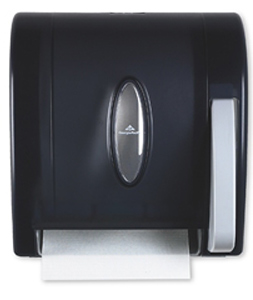 Push Paddle Paper Towel Dispenser - Black - Wall Mounted Push Paddle Paper Towel Dispenser - Black - Wall Mounted