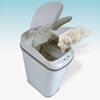 Automatic Opening Trash Can (White)