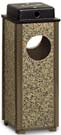 Ash/Trash Waste REceptacle with RainProof Top