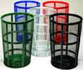 Mesh 48 Gallon Waste Receptacles / Trash Containers