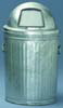 Galvanized Waste Trash Can